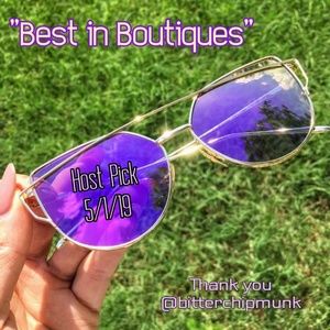 💫3 pack Polarized mirrored Cateye sunglasses